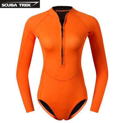SCUBATREK2mm时尚潜水服湿衣连体泳衣冲浪浮潜深潜防晒水母