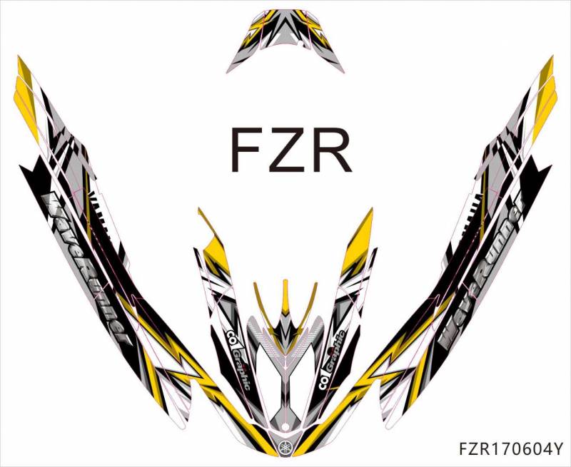 雅马哈FZR FZS贴纸