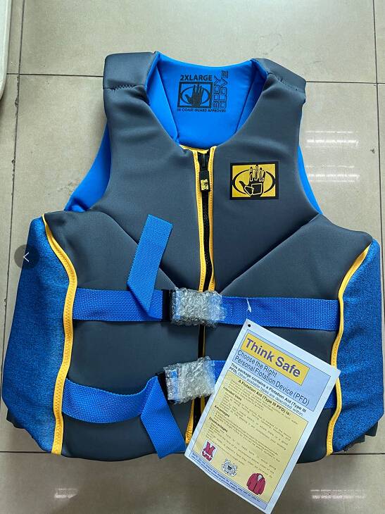 美国大手掌蓝色XXL救生衣