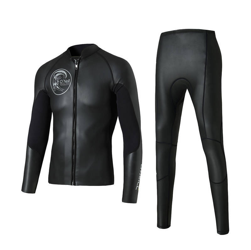 SCUBATREK2mm男女冲浪夹克分体套装浮潜水母服保暖防晒潜水服