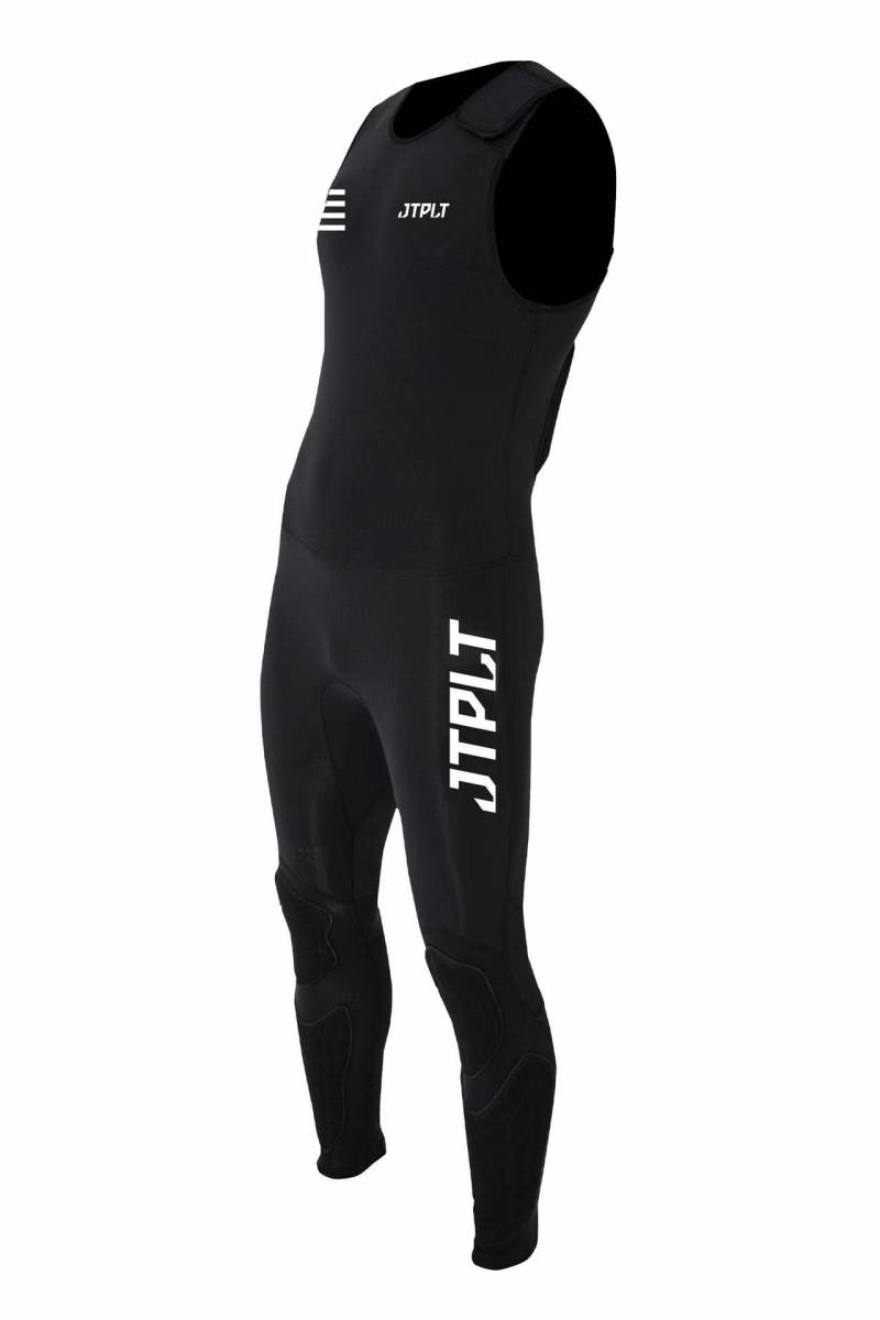 新款杰派乐jetpilot比赛专用赛艇服单件连体黑色 S M L XL XXL