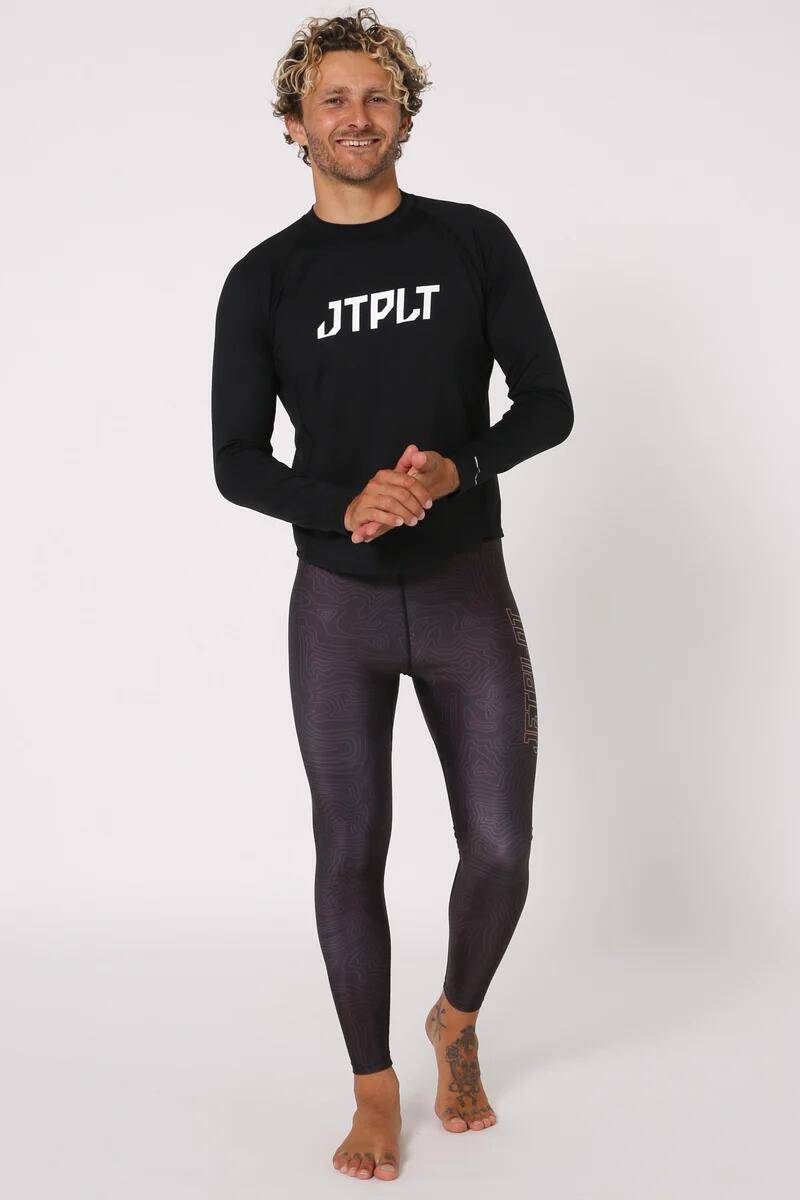 美国JETPILOT男装黑色长袖防晒衣JA23507   L XL XXL 3XL