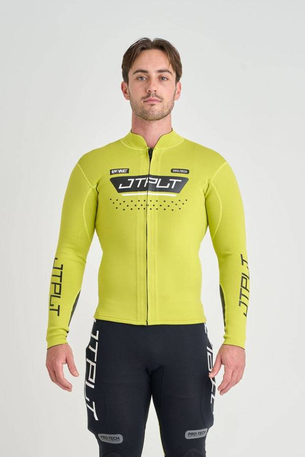 杰派乐jetpilot 比赛专用赛艇服长袖外套黄色上衣 JA25156 S M L XL XXL