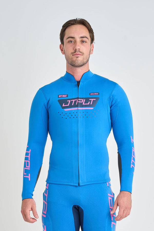 杰派乐jetpilot 比赛专用赛艇服长袖外套蓝色上衣 JA25156 S M L XL XXL